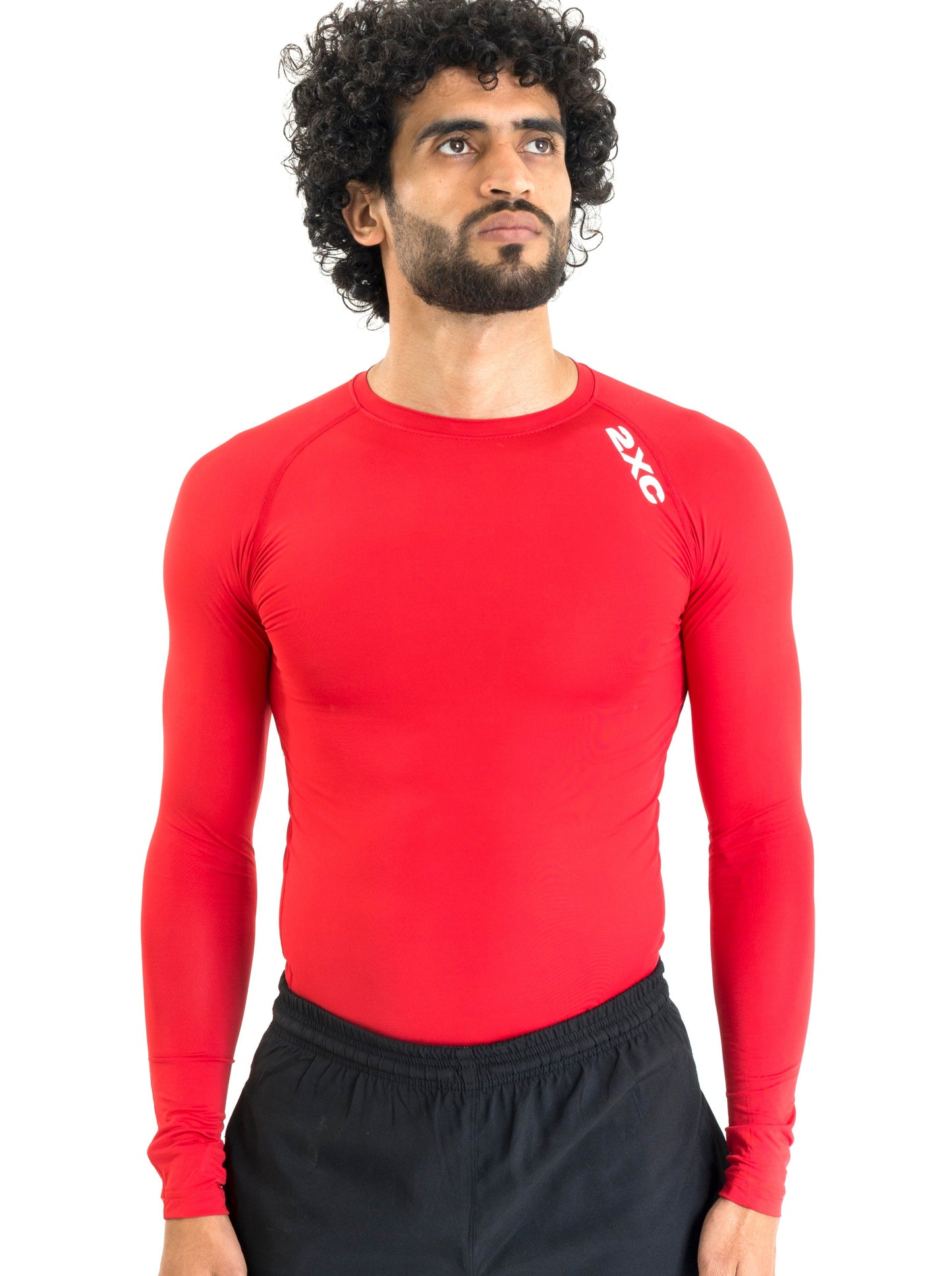 RED FULL SLEEVE COMPRESSION TSHIRT/ SKINS